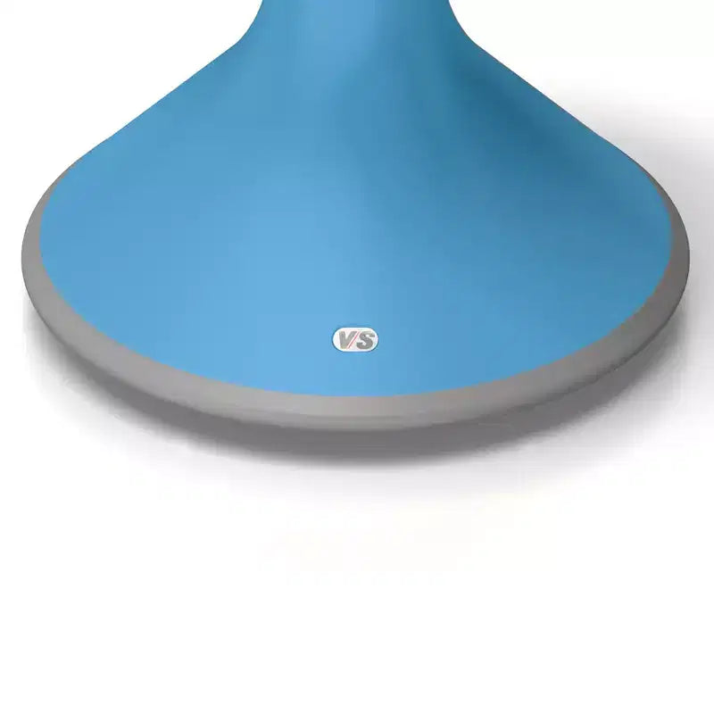 Sgabello oscillante azzurro, singolo