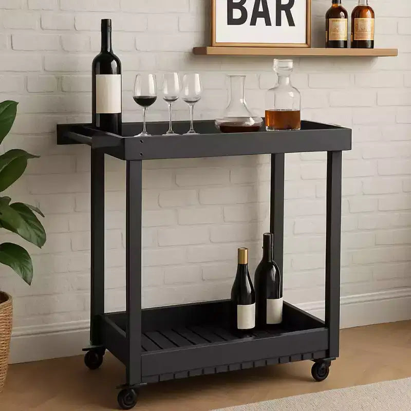 GustoWave Multifunctional Service Rolling Utility Cart for Home, Office, Bar