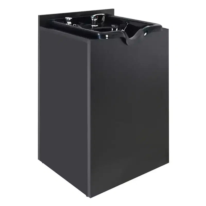 Karl Home Salon Wet Cabinet Station with Shampoo Bowl and Sprayer Faucet