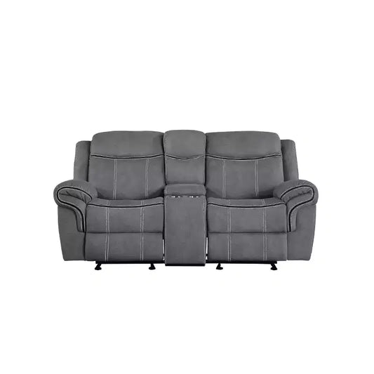 Acme Furniture 78" Zubaida Sofa Two Tone Gray Velvet