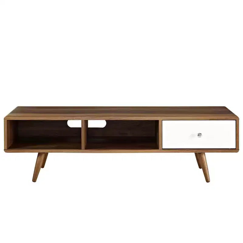 Mobile TV marrone Mid-Century per TV fino a 55", 1 unità