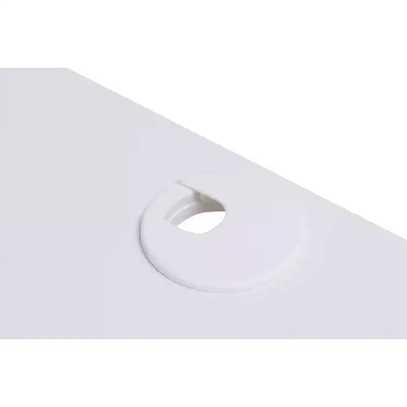 Supporto da scrivania rialzato regolabile in altezza bianco con vassoio per tastiera, 1 persona