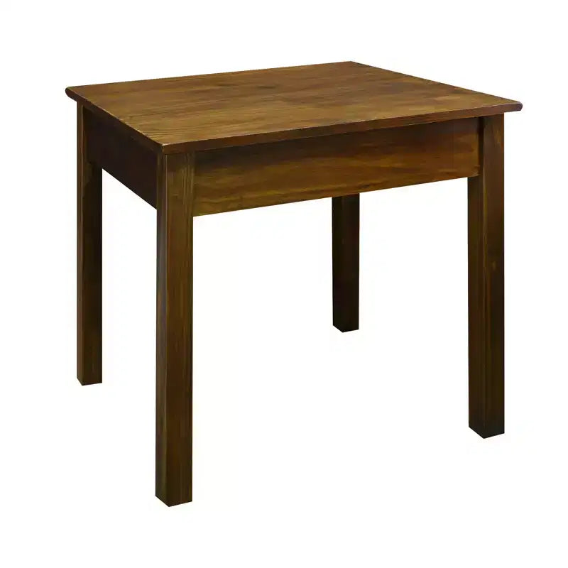 Kennedy End Table with Concealed Drawer Warm Brown - Flora Home: Hardwood Frame, Pine Top, Living Room Storage