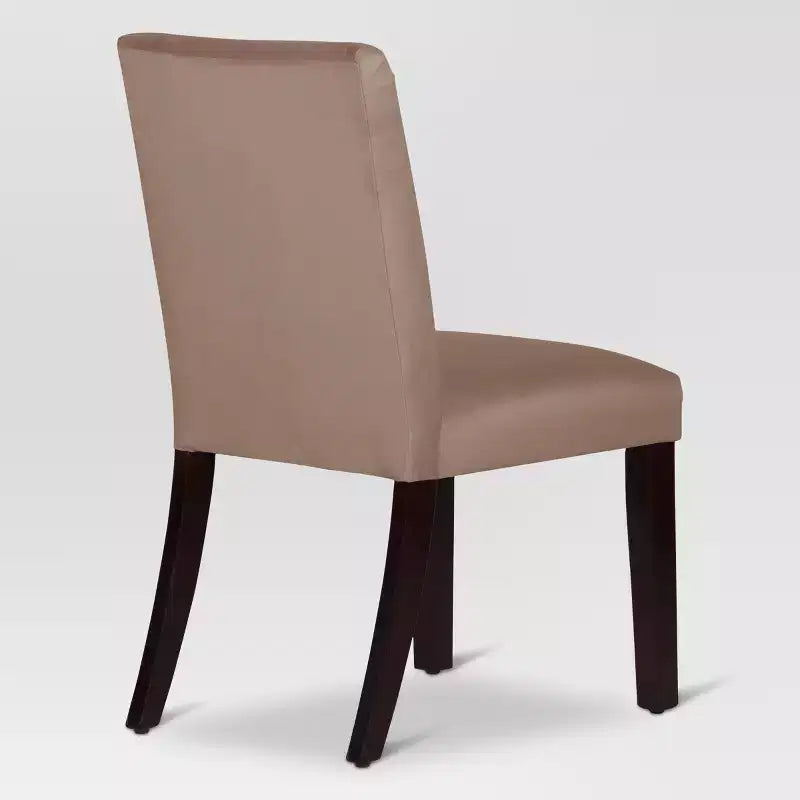 Sedia da pranzo senza braccioli in velluto, sedile singolo – Marrone / Grigio / Nero / Blu marino
