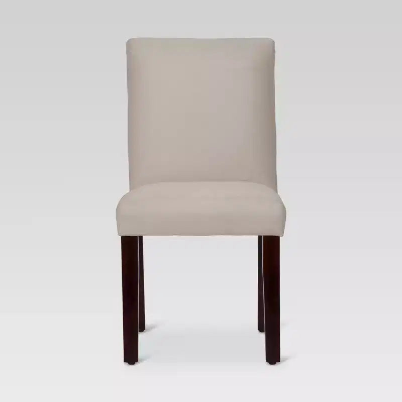 Sedia da pranzo senza braccioli in velluto, sedile singolo – Marrone / Grigio / Nero / Blu marino