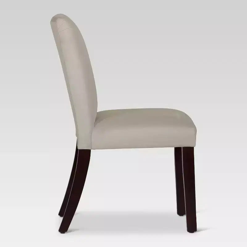 Sedia da pranzo senza braccioli in velluto, sedile singolo – Marrone / Grigio / Nero / Blu marino