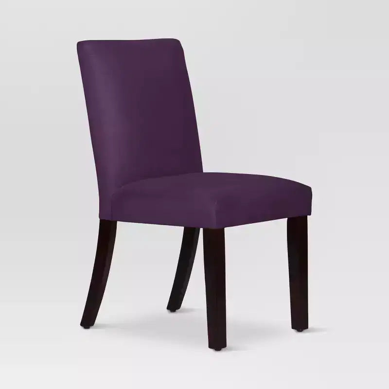 Sedia da pranzo senza braccioli in velluto, sedile singolo – Marrone / Grigio / Nero / Blu marino