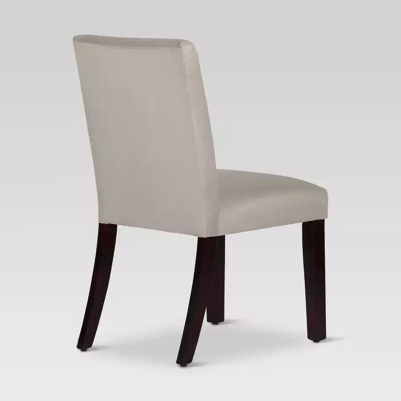 Sedia da pranzo senza braccioli in velluto, sedile singolo – Marrone / Grigio / Nero / Blu marino