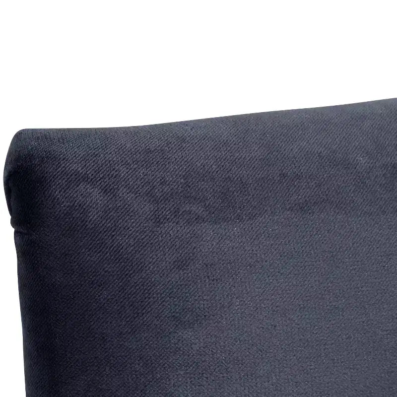 Sedia da pranzo senza braccioli in velluto, sedile singolo – Marrone / Grigio / Nero / Blu marino