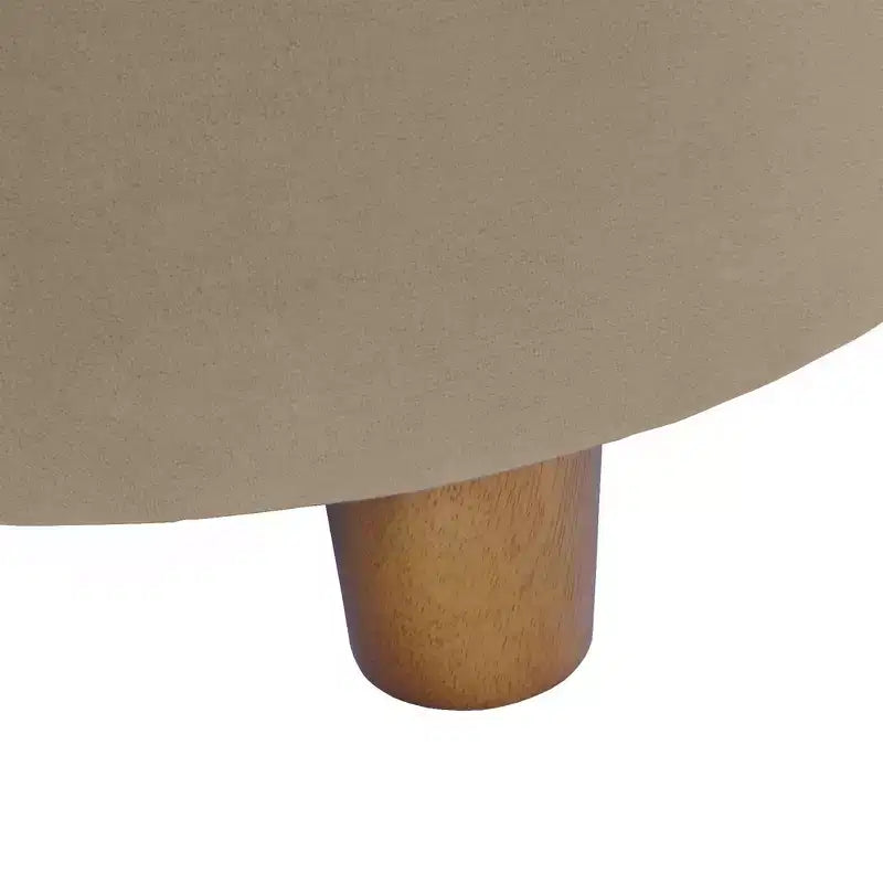 Pouf contenitore rotondo, imbottito, monoposto, vari colori